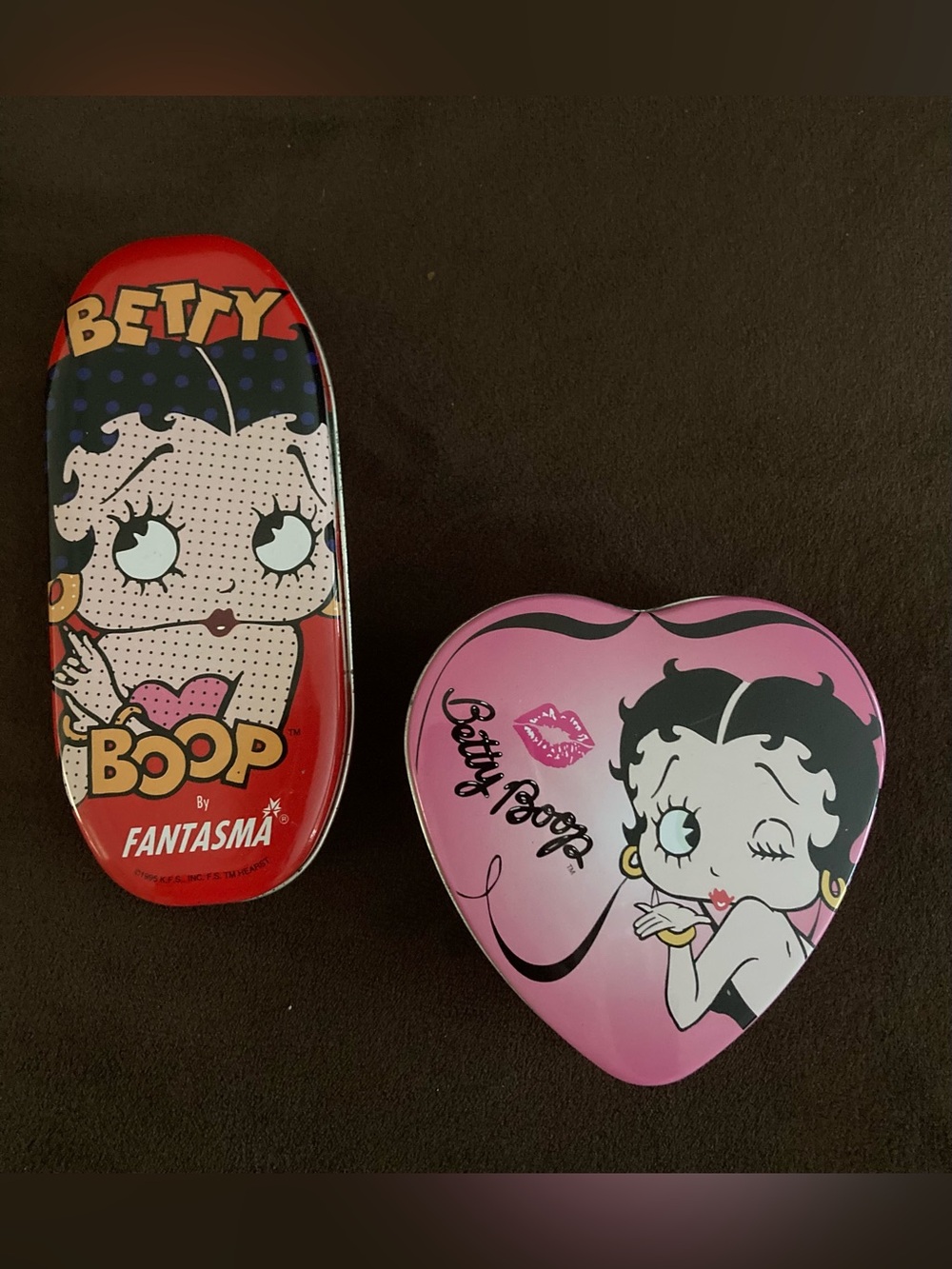 ❤️🩷Vintage Betty Boop Tins for Jewelry or Trinkets